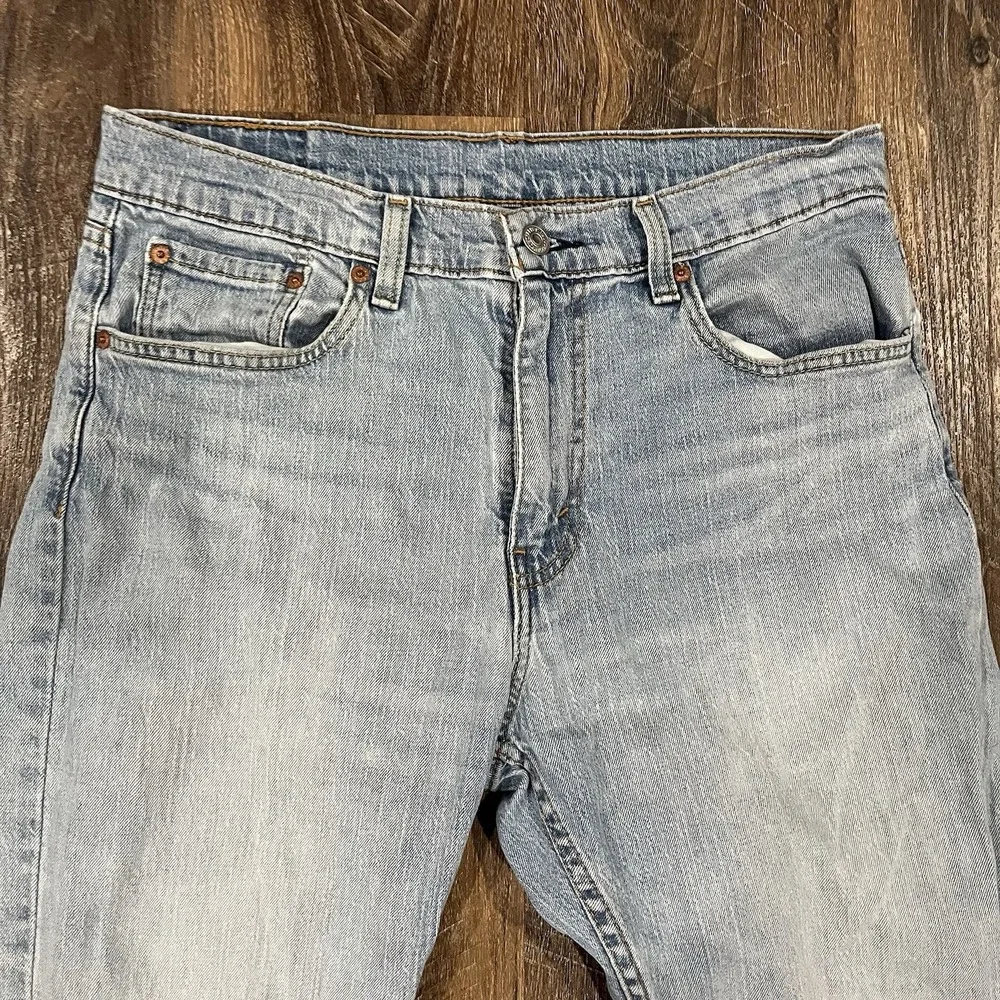 Levis 527 Jeans Mens 33x30 Blue Light Wash Regular Low Bootcut Denim
